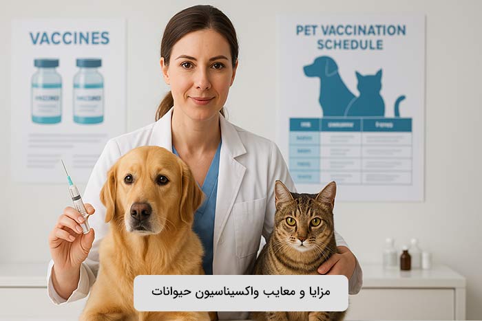 مزایا و معایب واکسیناسیون حیوانات