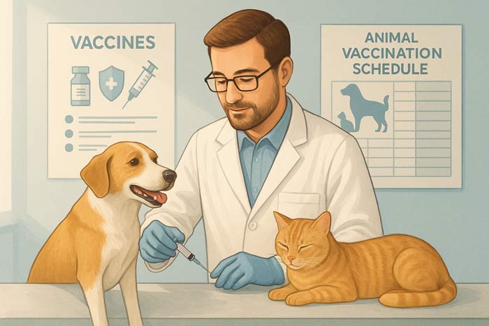 واکسیناسیون حیوانات خانگی