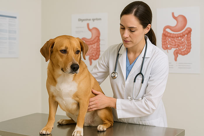 شایع‌ترین بیماری‌های گوارشی در سگ‌ها و راه‌های درمان