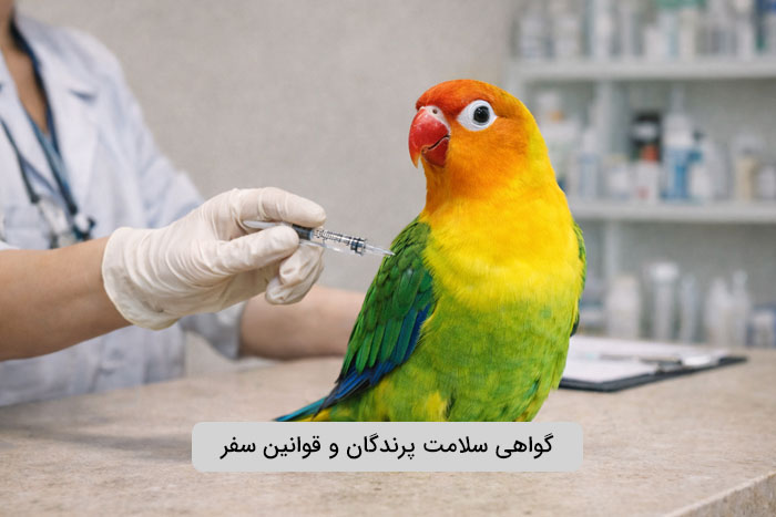 گواهی سلامت برای پرندگان